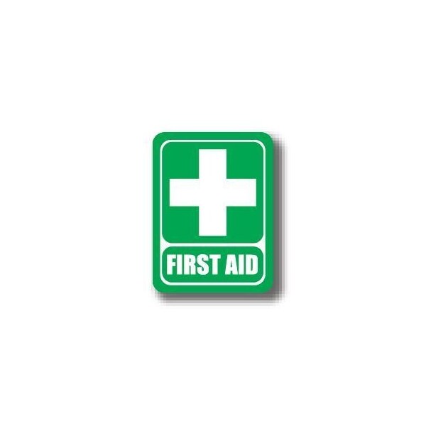 Ergomat 24in x 18in RECTANGLE SIGNS - FIRST AID DSV-SIGN 432 #2334 -UEN - main